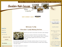 Tablet Screenshot of chocolates-made-easy.com